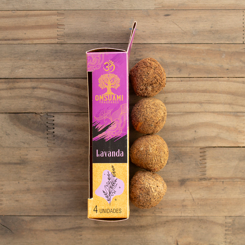 Bombitas de incienso lavanda para limpieza energética