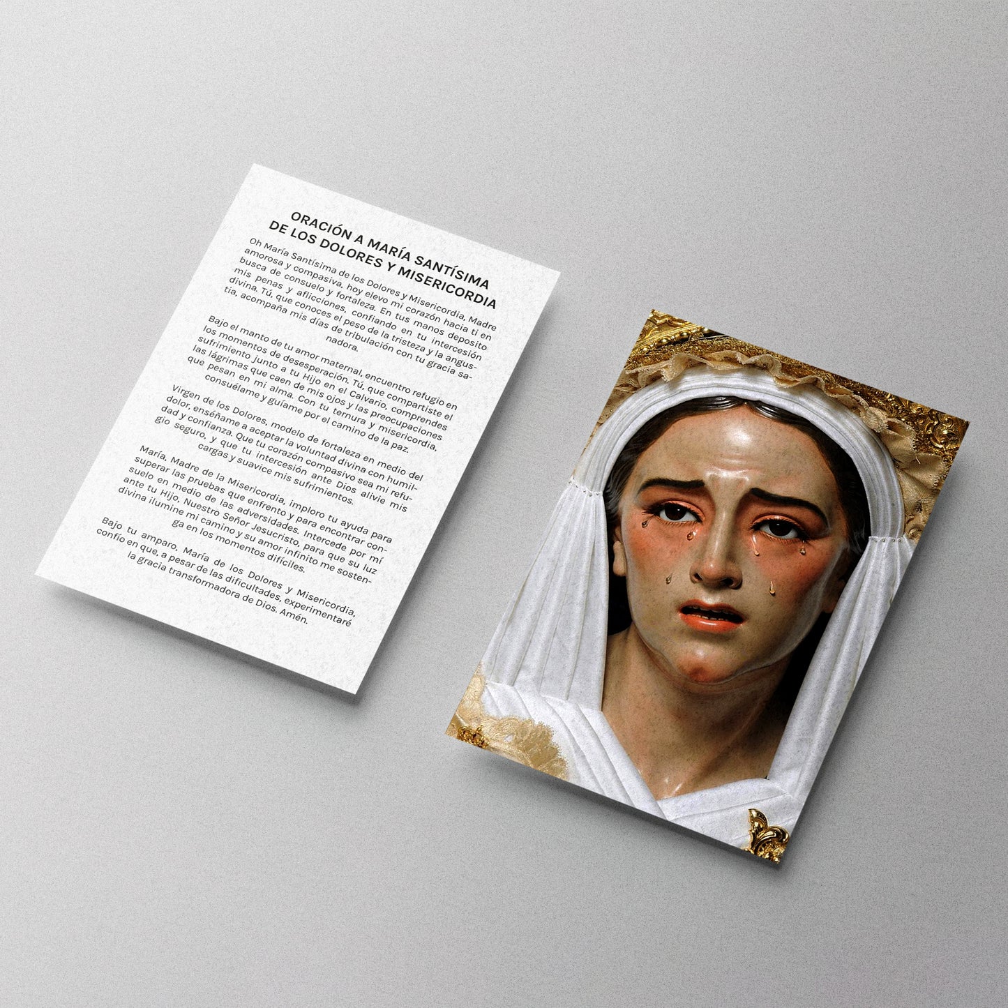 ESTAMPA MARÍA SANTÍSIMA DE LOS DOLORES Y MISERICORDIA
