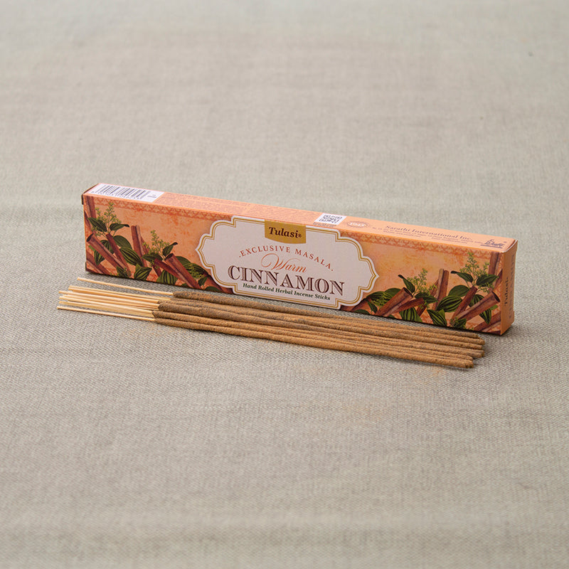 Incienso canela Masala Tulasi en caja individual