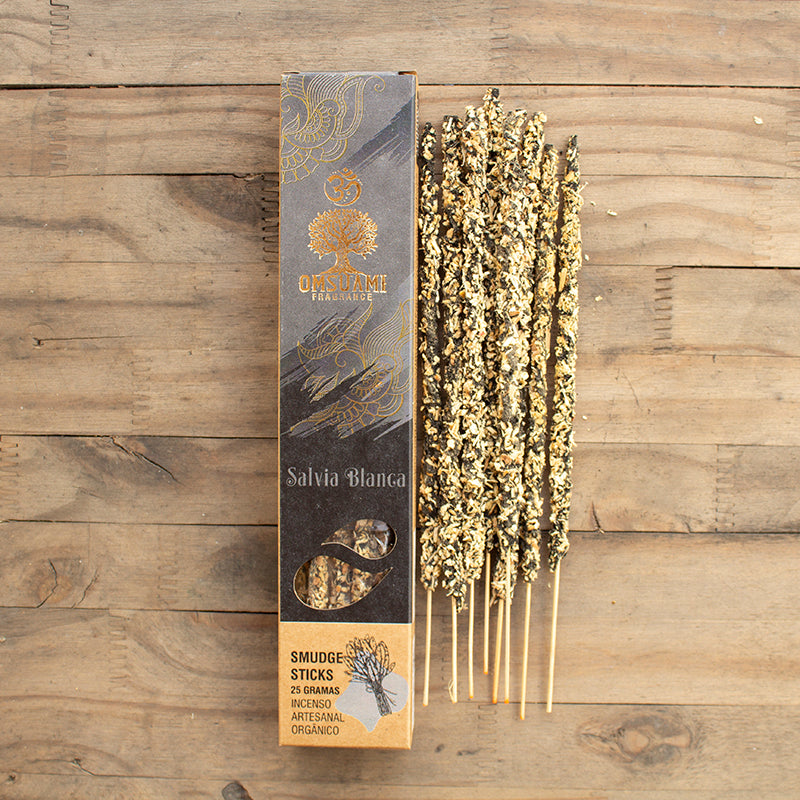 Incienso smudge de salvia blanca para limpieza energética