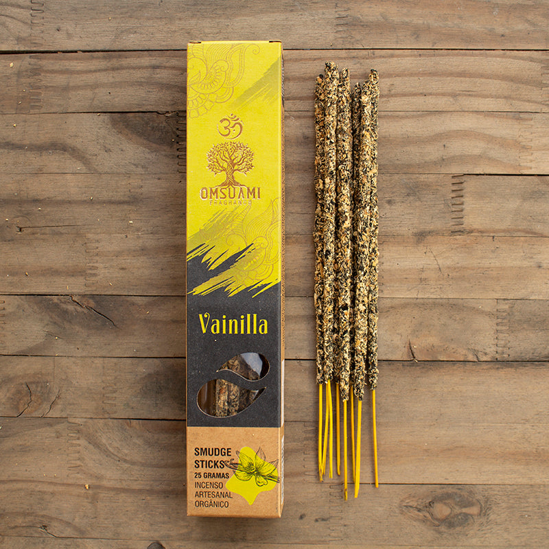 Incienso smudge vainilla para amor y armonía