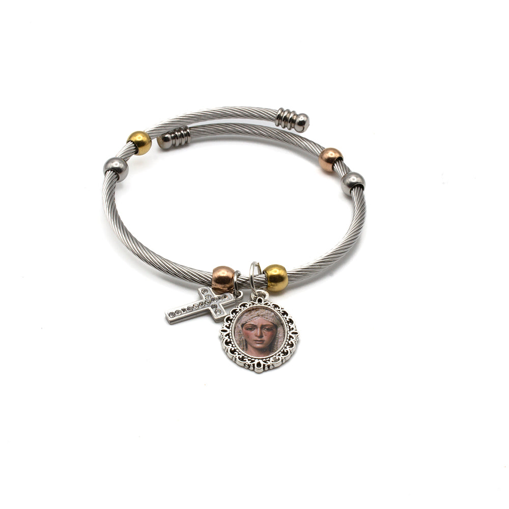 PULSERA ACERO INOX. ESPERANZA MACARENA