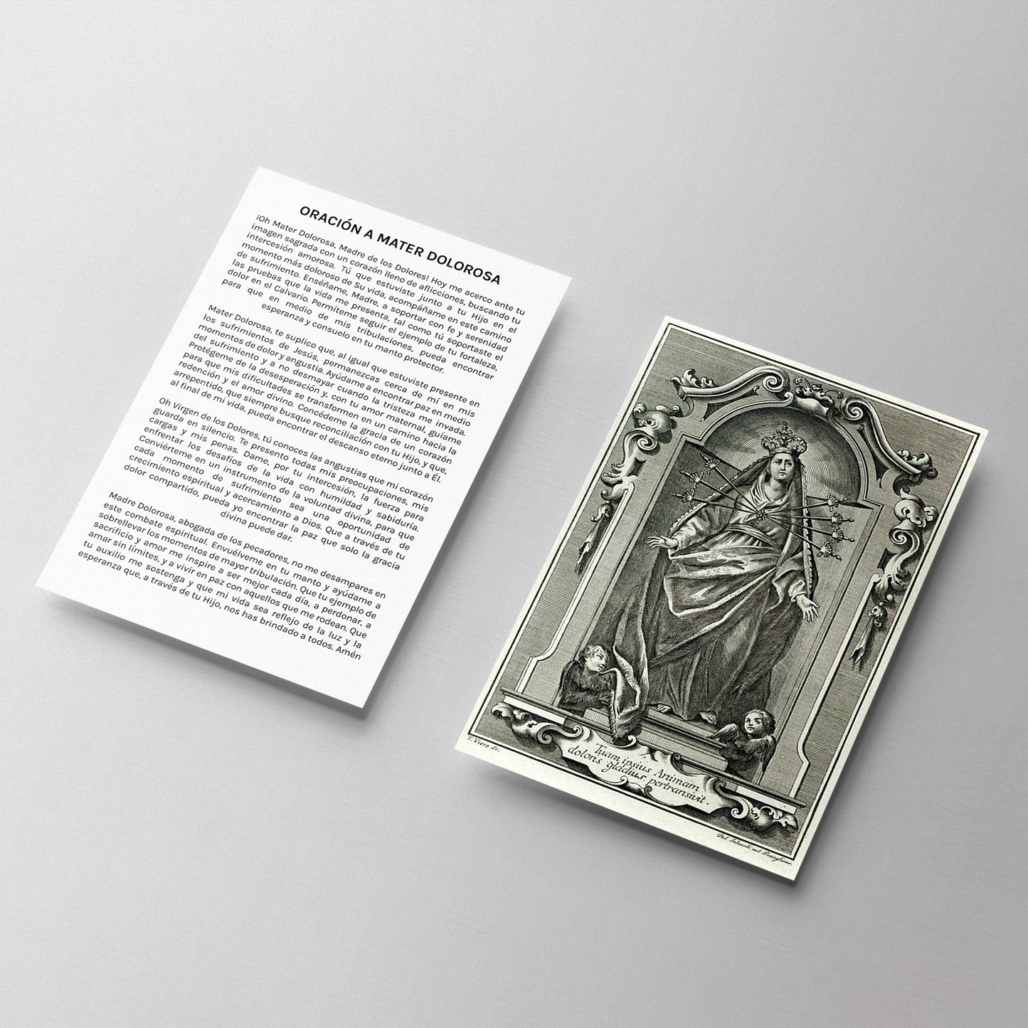 ESTAMPA MATER DOLOROSA – PROTECCIÓN Y DEVOCIÓN MOD.4