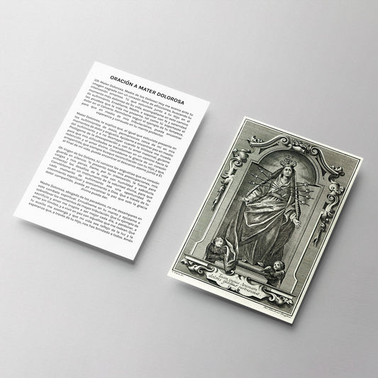 ESTAMPA MATER DOLOROSA – PROTECCIÓN Y DEVOCIÓN MOD.4