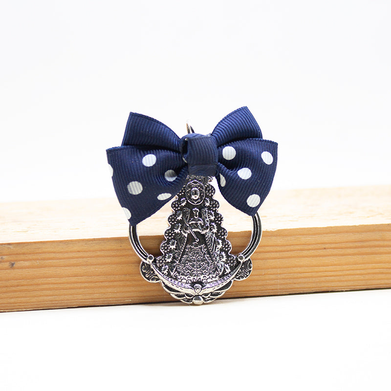 AMULETO VIRGEN DEL ROCIO LAZO LUNARES - CARRITO DE BEBE