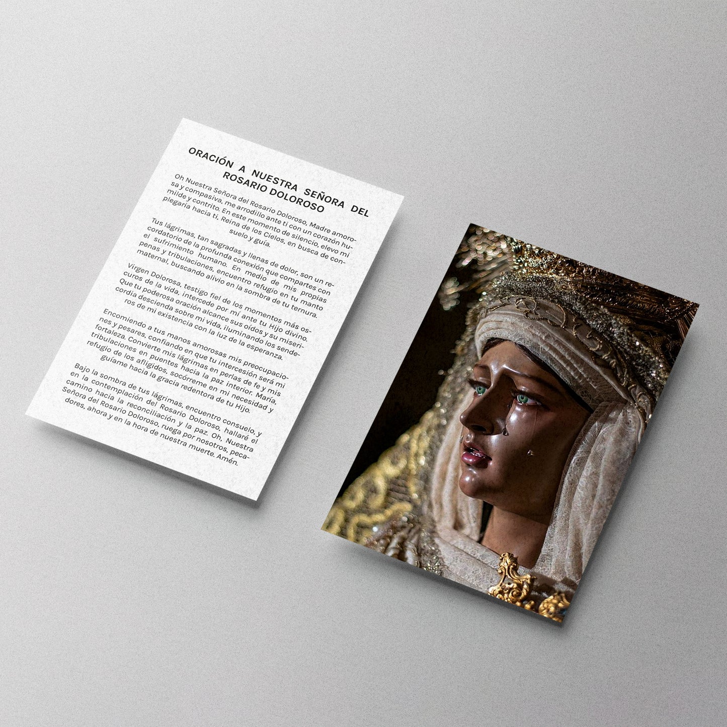 ESTAMPA NUESTRA SEÑORA DEL ROSARIO DOLOROSO SAN PABLO MOD.2