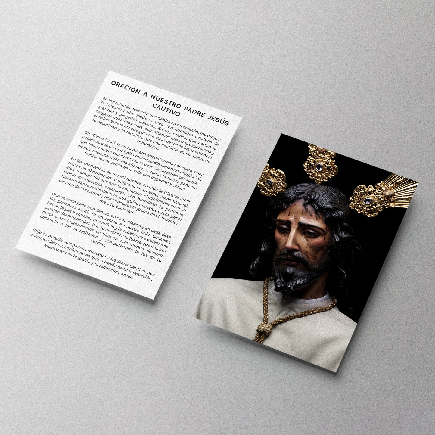 ESTAMPA NTRO. PADRE JESÚS CAUTIVO DE SANTA GENOVEVA