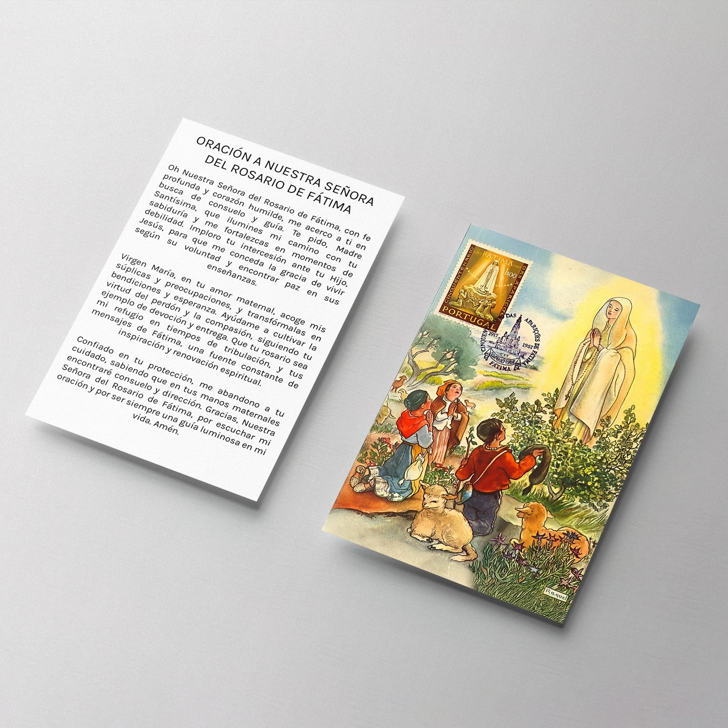 ESTAMPA NUESTRA SEÑORA DEL ROSARIO DE FÁTIMA MOD.2