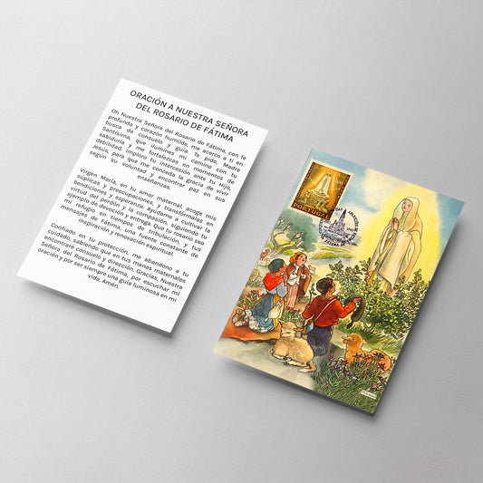 ESTAMPA NUESTRA SEÑORA DEL ROSARIO DE FÁTIMA MOD.2