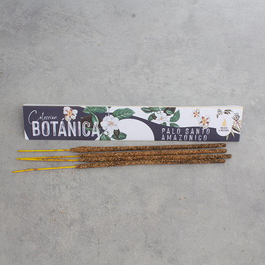 Varitas gruesas de incienso Palo Santo amazónico artesanales – purificación energética y ambiente de armonía espiritual