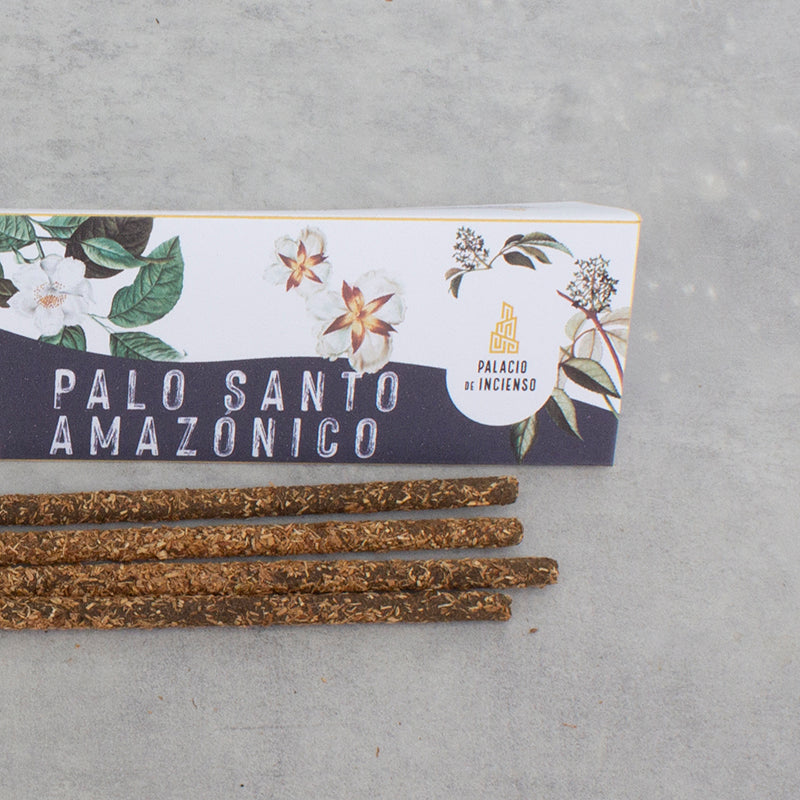 INCIENSO BOTÁNICO DE PALO SANTO AMAZÓNICO- LIMPIEZA Y PURIFICACIÓN DE ENERGÍAS NEGATIVAS