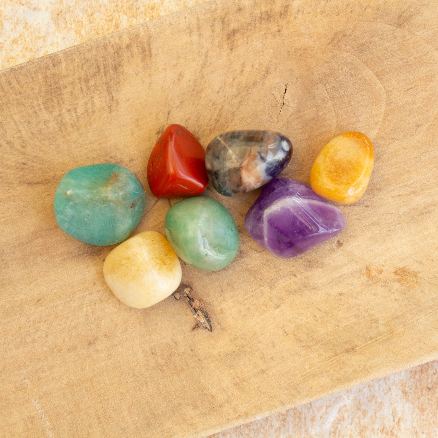 SET PIEDRAS DE LOS 7 CHAKRAS