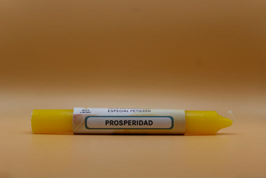 VELA CON ORACIÓN PROSPERIDAD Y ABUNDANCIA