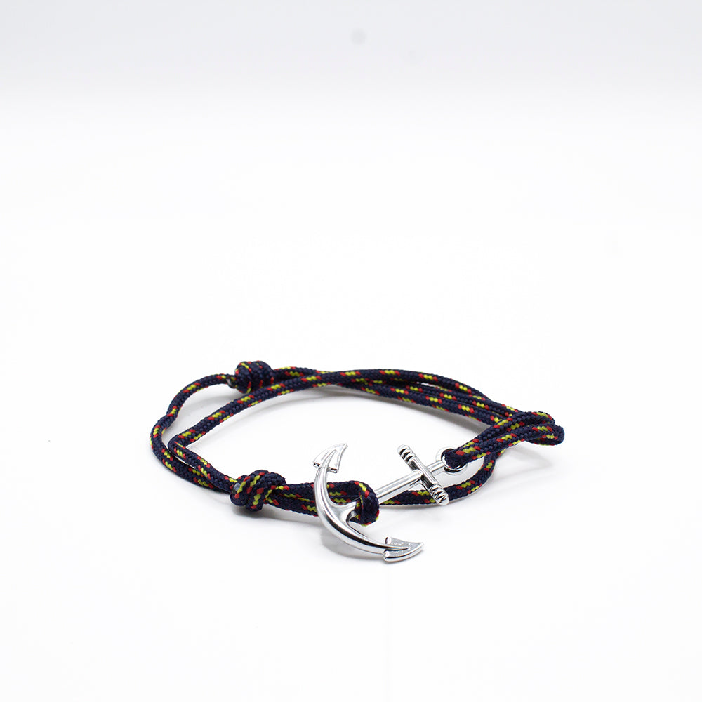 PULSERA ANCLA AZUL MARINO