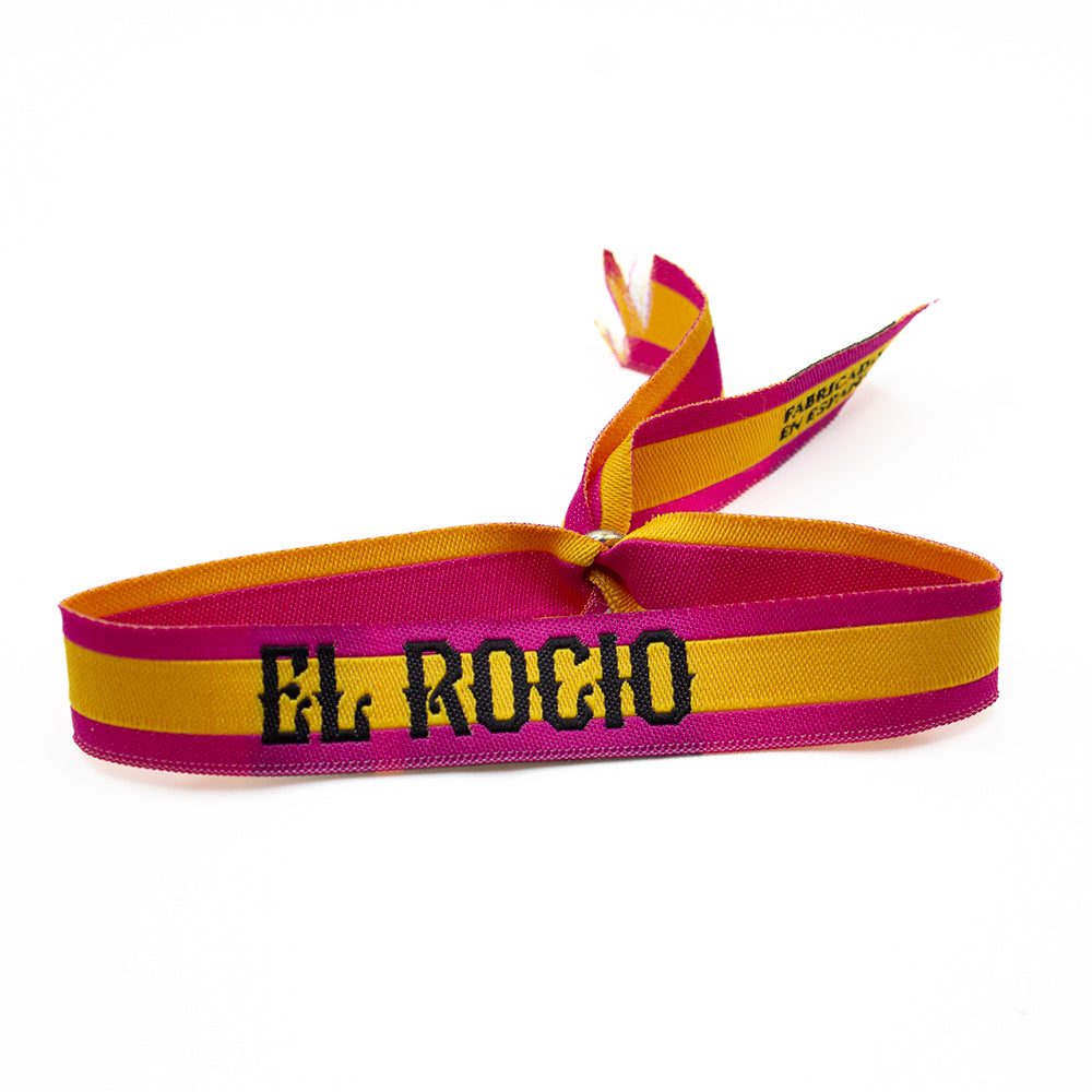 PULSERA DE TELA BORDADA EL ROCÍO CAPOTE