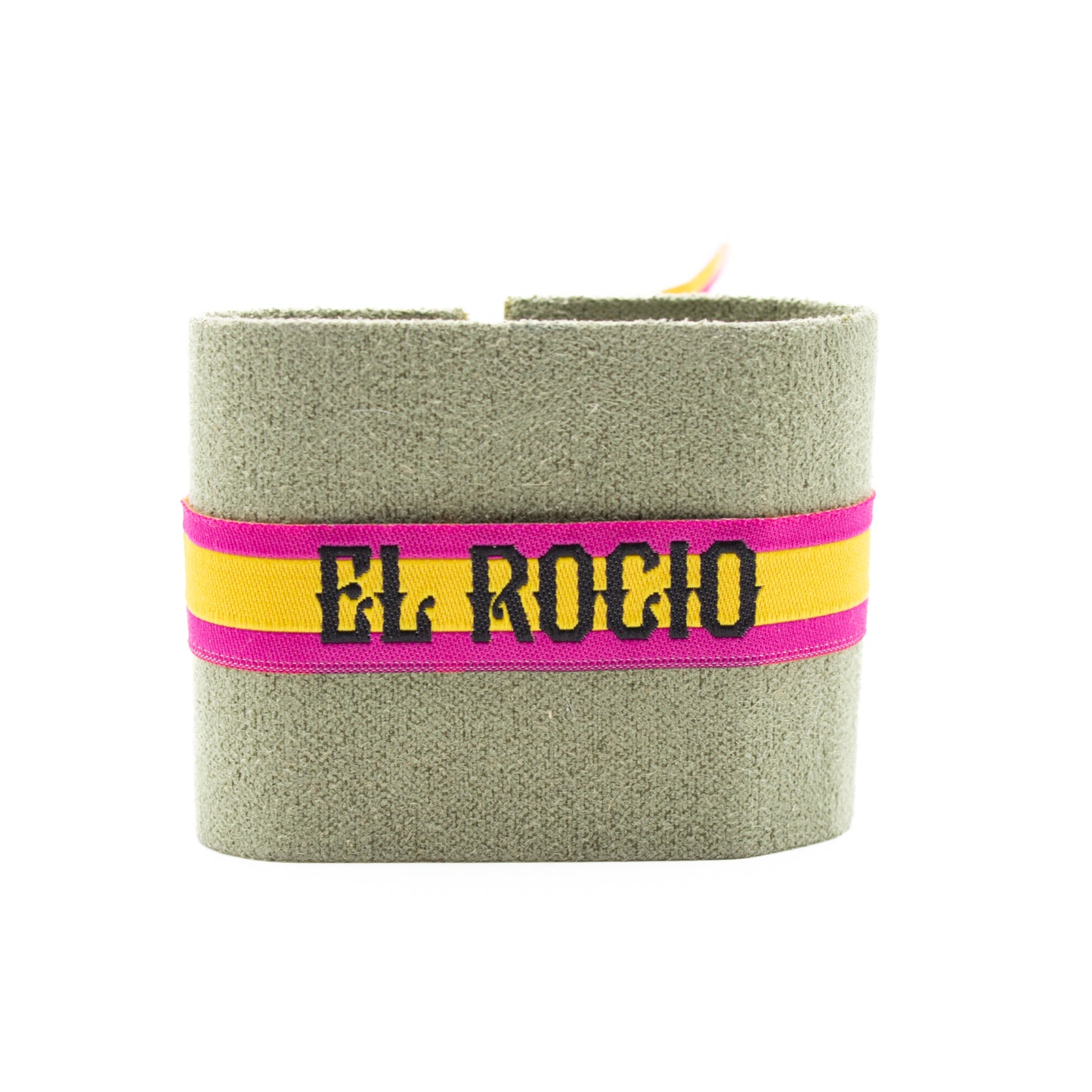 PULSERA DE TELA BORDADA EL ROCÍO CAPOTE