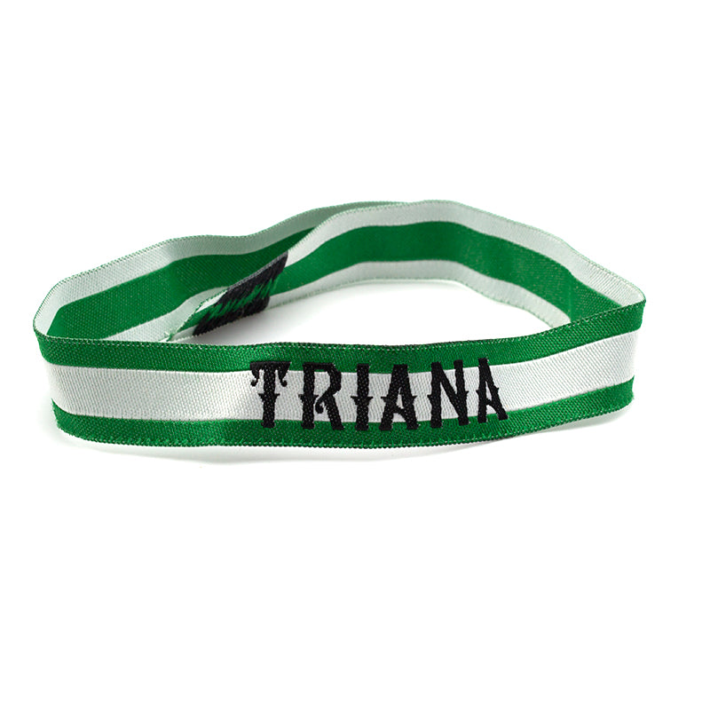 PULSERA DE TELA BORDADA TRIANA