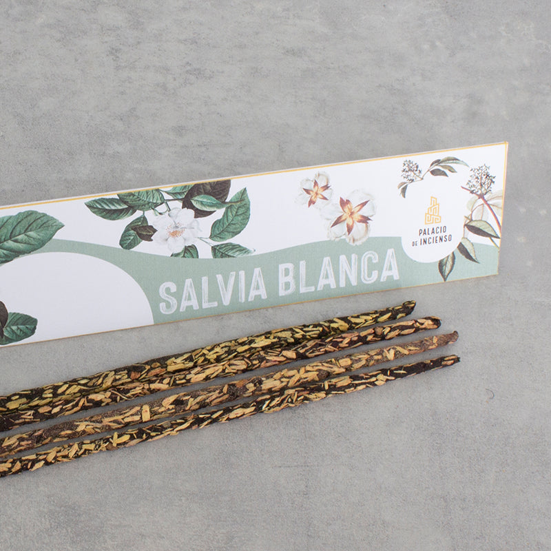 INCIENSO BOTÁNICO DE SALVIA BLANCA - ENERGÍA PURIFICADORA