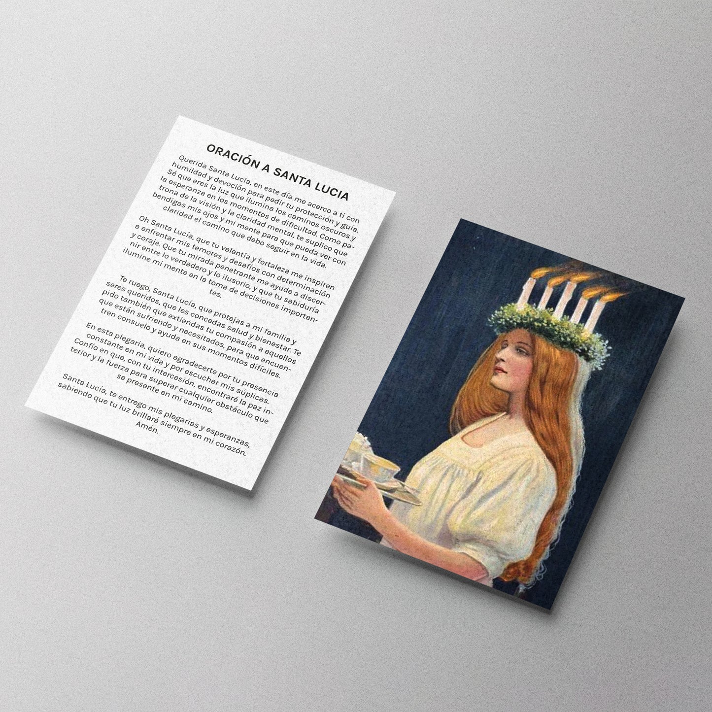 ESTAMPA SANTA LUCIA NÓRDICA MOD.1