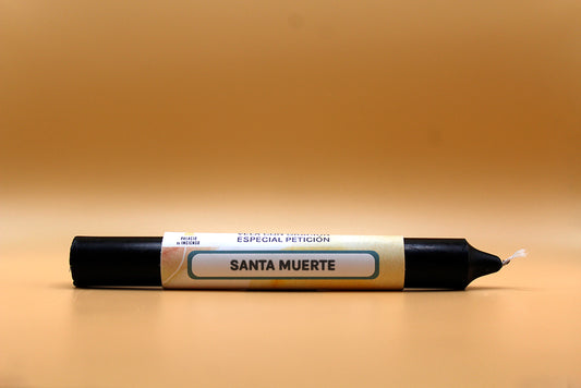 VELA CON ORACIÓN SANTA MUERTE