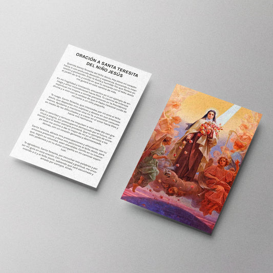 ESTAMPA SANTA TERESITA DEL NIÑO JESÚS MOD.2