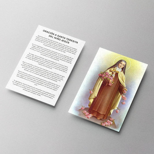 ESTAMPA SANTA TERESITA DEL NIÑO JESÚS MOD.3