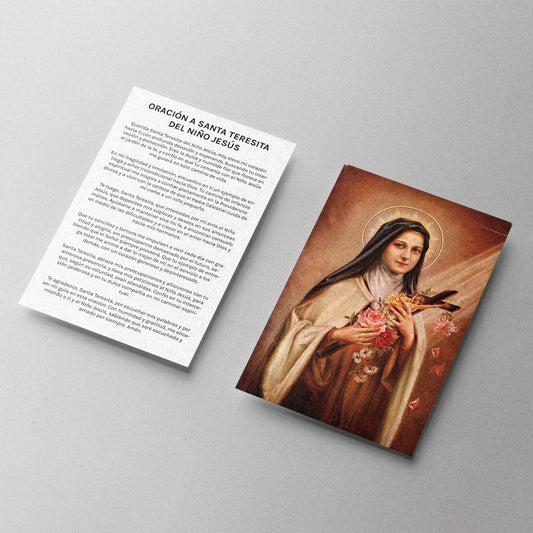 ESTAMPA SANTA TERESITA DEL NIÑO JESÚS MOD.4