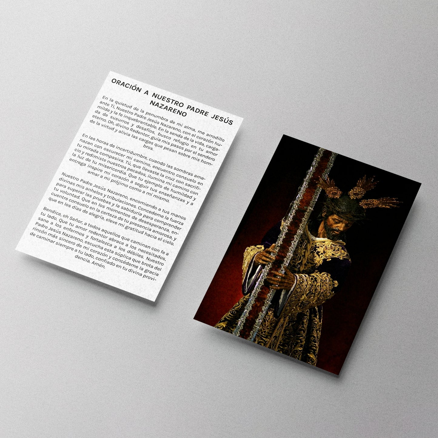 ESTAMPA NTRO. PADRE JESÚS NAZARENO (SILENCIO) MOD.1