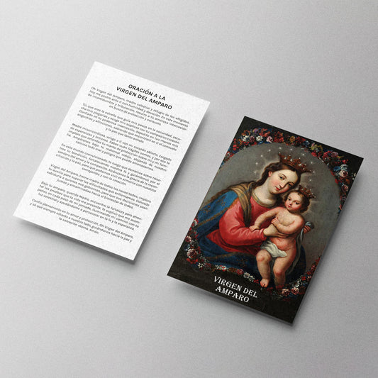 ESTAMPA VIRGEN DEL AMPARO
