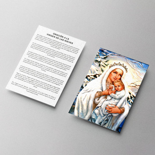 ESTAMPA VIRGEN DE LAS NIEVES Nº1