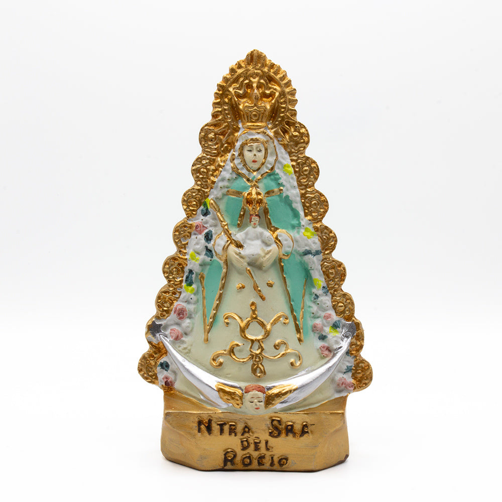 FIGURA DE LA VIRGEN DEL ROCIO 17CM