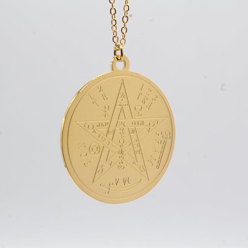 COLGANTE TETRAGRÁMATON DORADO