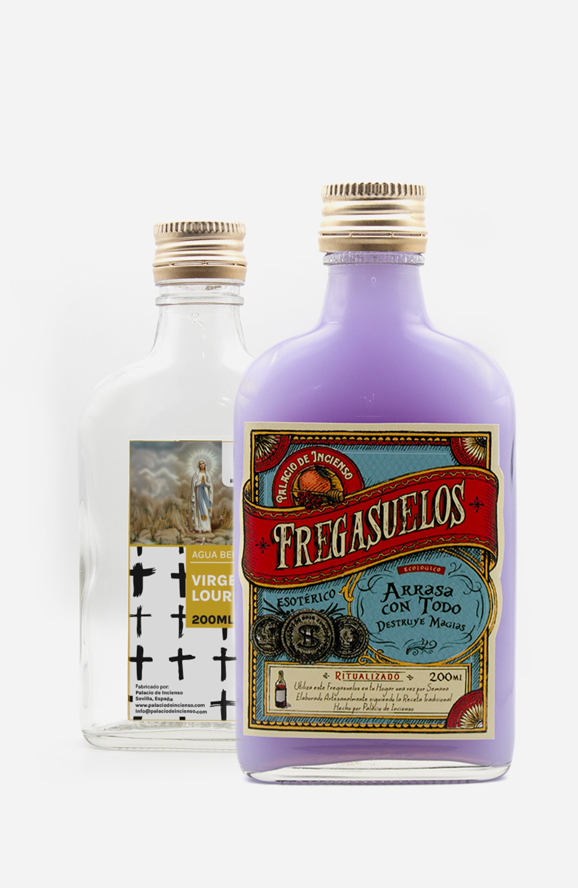 Friegasuelos esotéricos, Agua Bendita y Agua Florida