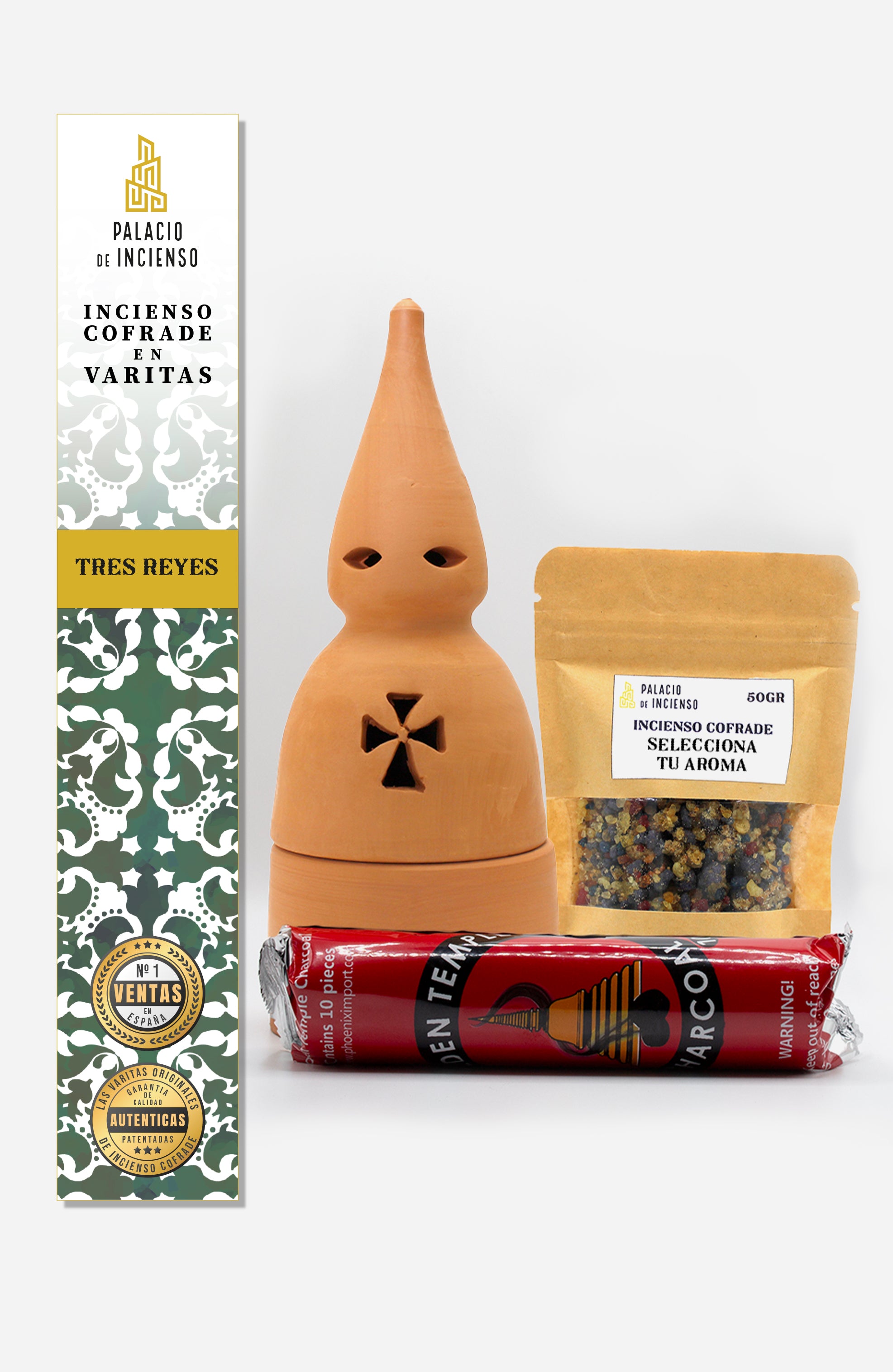 Incienso cofrade en varitas y grano