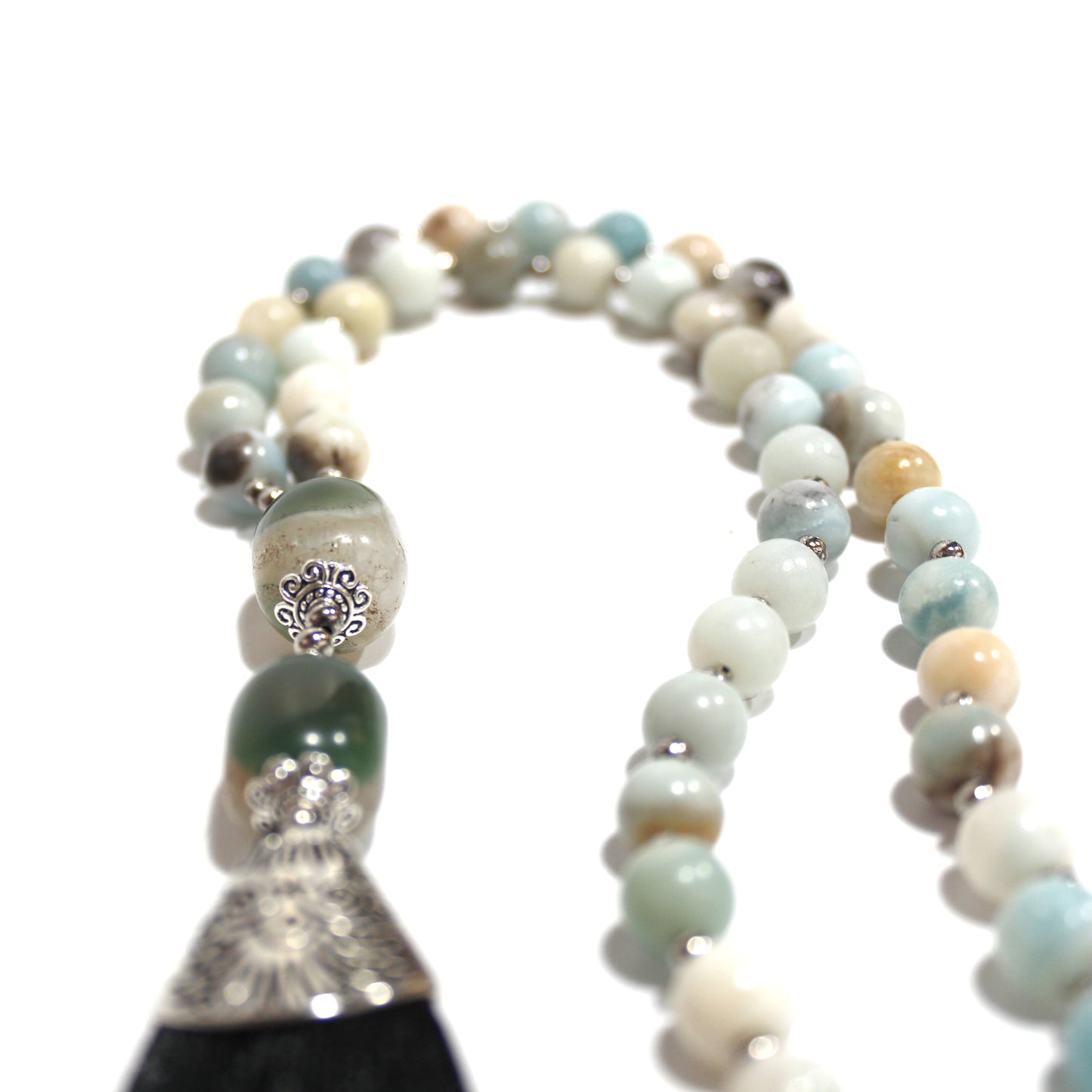 MALA 45 CUENTAS AMAZONITA