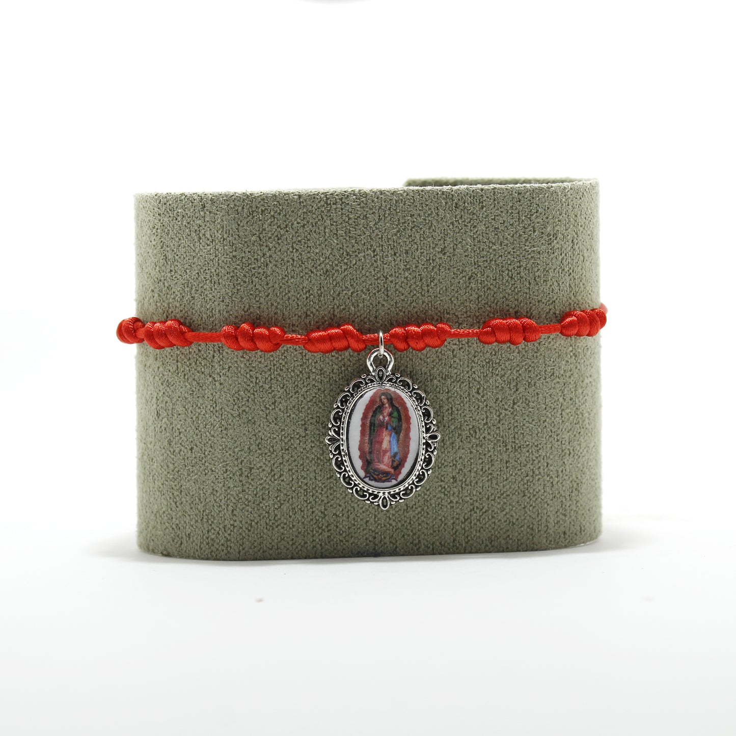 PULSERA 7 NUDOS VIRGEN DE GUADALUPE CAMAFEO