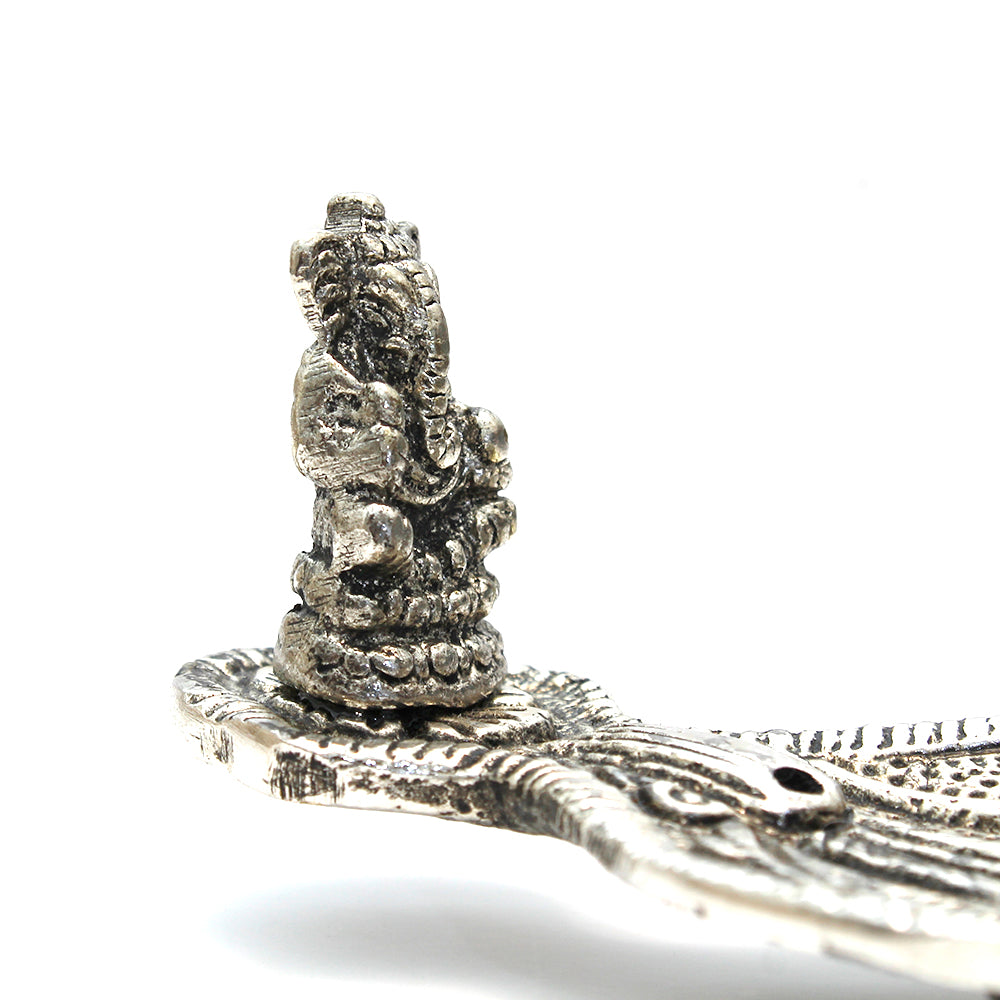 INCENSARIO O PORTA INCIENSO DE ALUMINIO GANESHA
