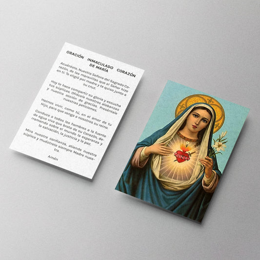 ESTAMPA INMACULADO CORAZÓN DE MARÍA Nº1
