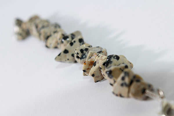 PULSERA JASPE DÁLMATA