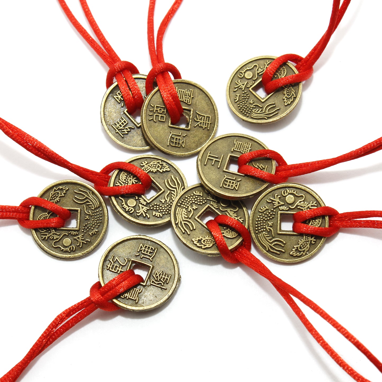 MONEDAS CHINAS DE LA SUERTE