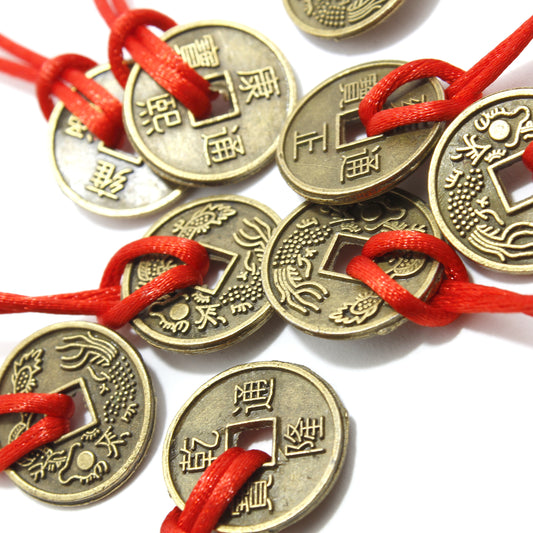 MONEDAS CHINAS DE LA SUERTE