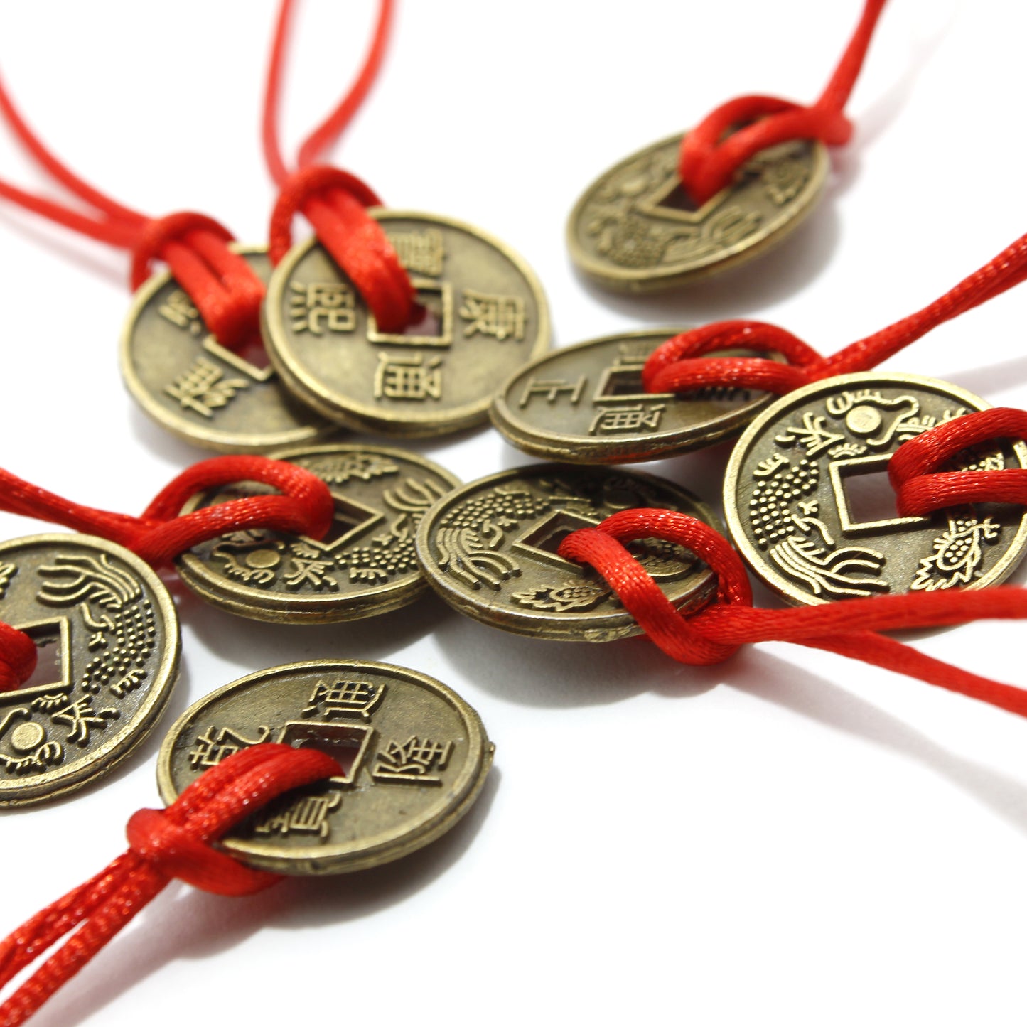 MONEDAS CHINAS DE LA SUERTE