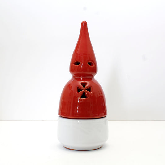 INCENSARIO NAZARENO ESMALTADO ROJO Y BLANCO