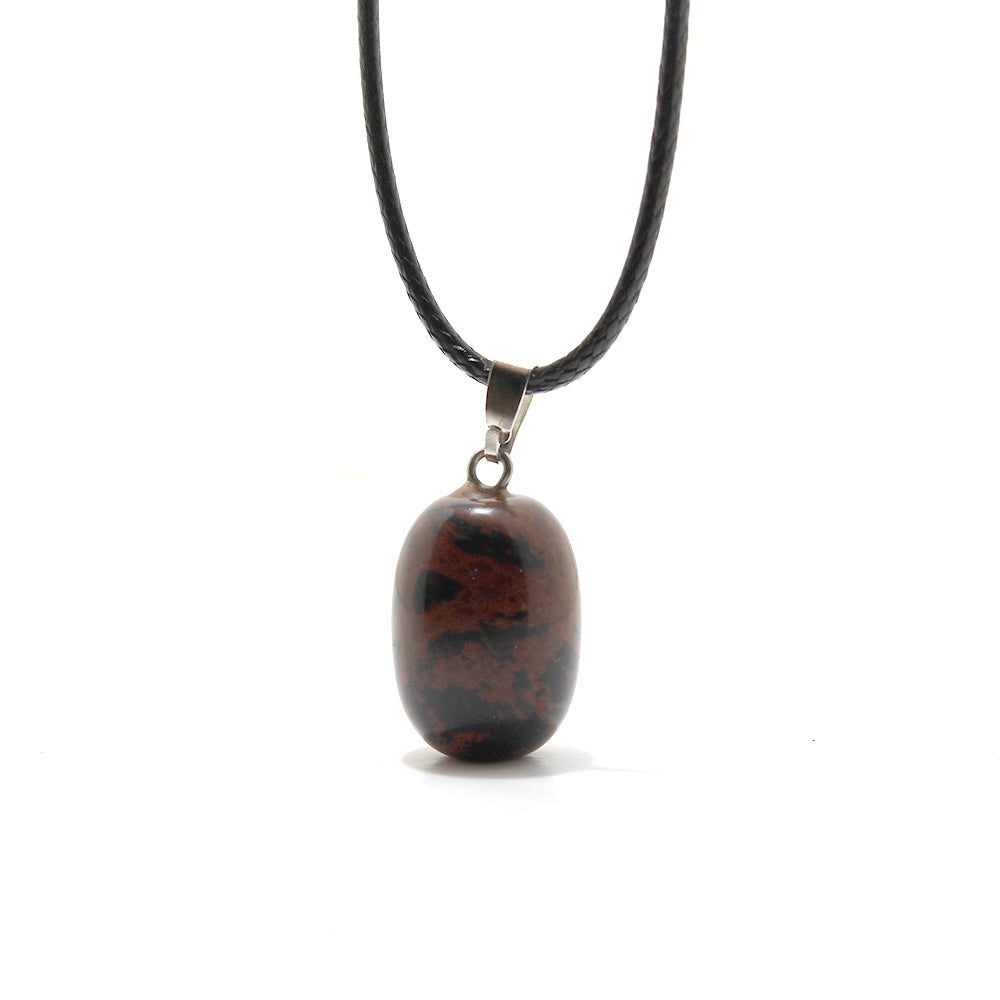 COLGANTE OBSIDIANA CAOBA Nº3