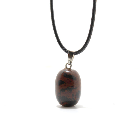 COLGANTE OBSIDIANA CAOBA Nº3