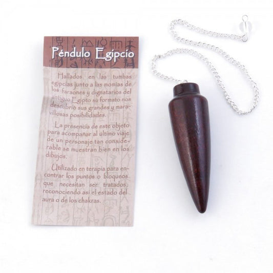 PÉNDULO EGIPCIO EN MADERA MODELO Nº2