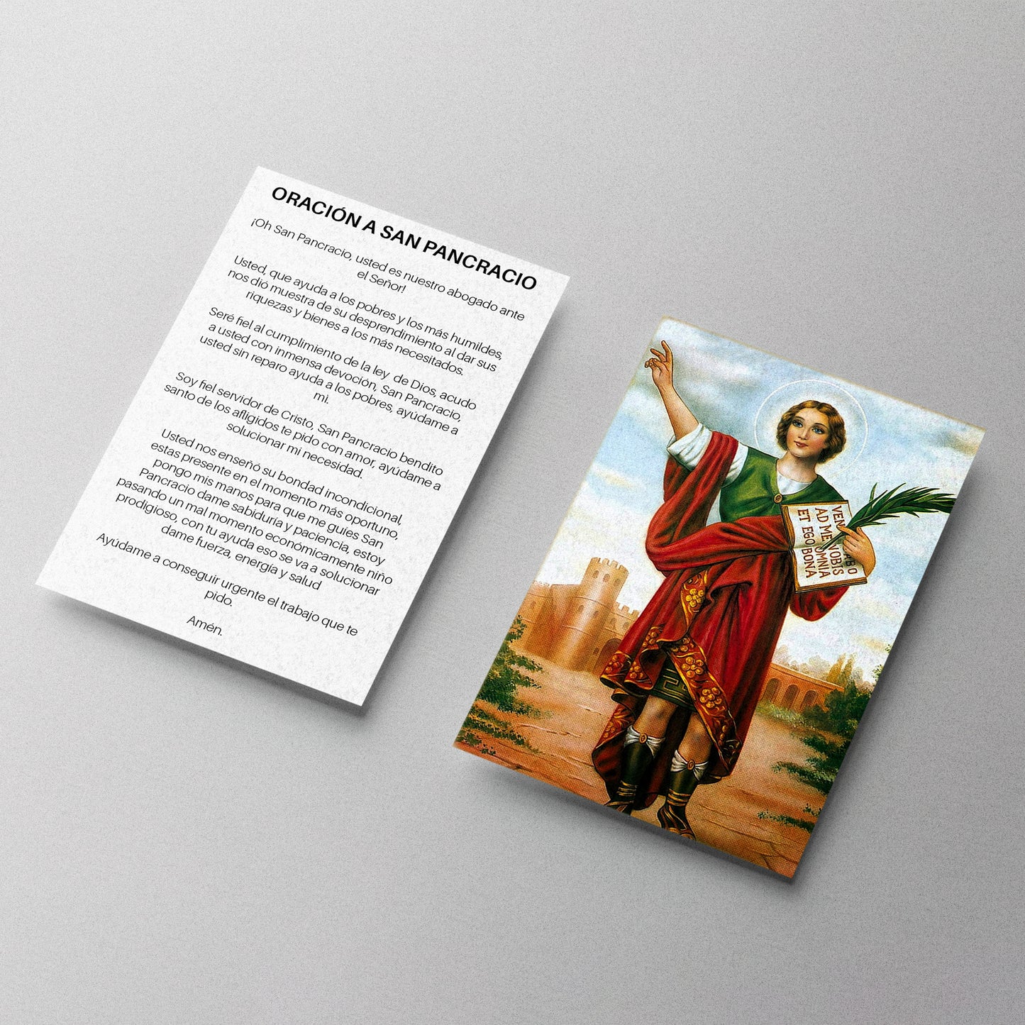 ESTAMPA SAN PANCRACIO - ATRAE PROSPERIDAD Y ÉXITO