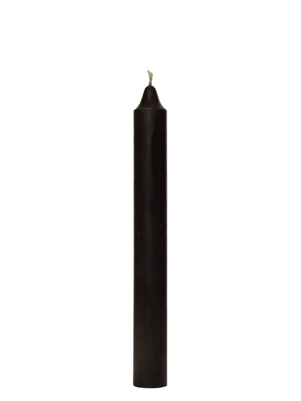 VELA NEGRA 16CM