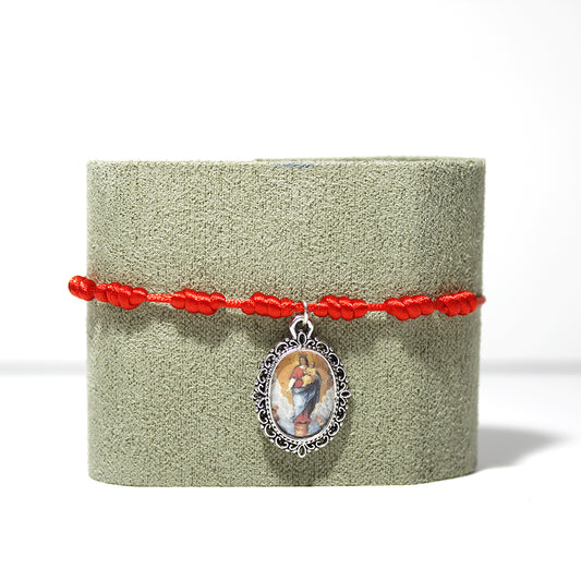 PULSERA 7 NUDOS VIRGEN DEL PILAR CAMAFEO
