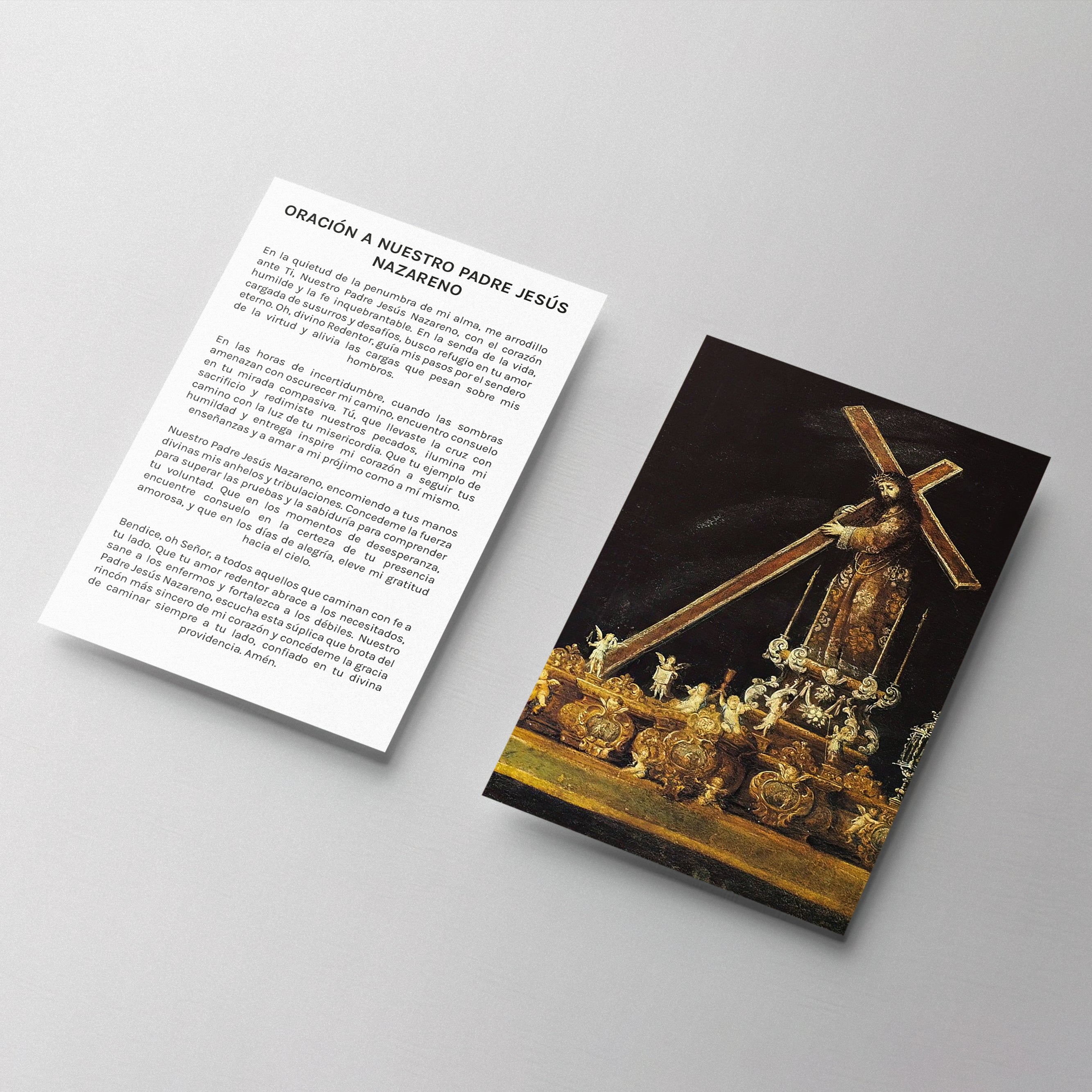 ESTAMPA NTRO. PADRE JESÚS NAZARENO - ANTIGUA REPRESENTACIÓN SILENCIO